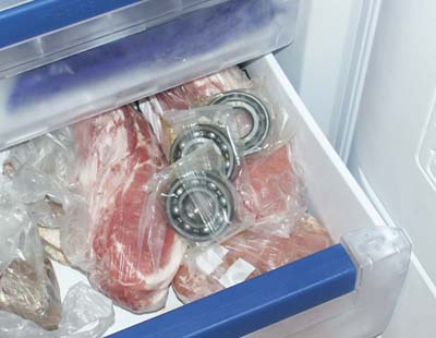 Bearings in Freezer