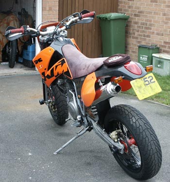 KTM  from rear