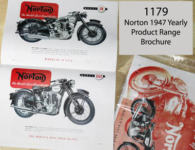 Norton 1947 Model Range Brochure