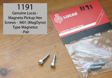 Genuine Lucas M01 Magyno Pickup Screws