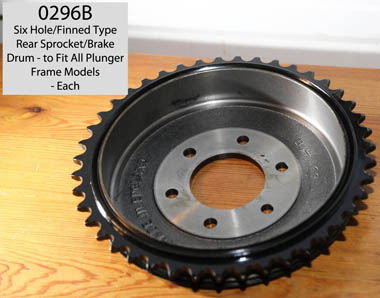 Norton Plunger Rear Sprocket/Brake Drum