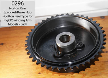 Norton Rigid Type Rear Sprocket/Brake Drum