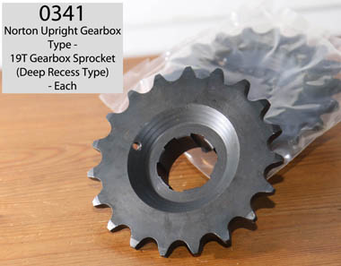 Norton Deep Recess Gearbox Spricket