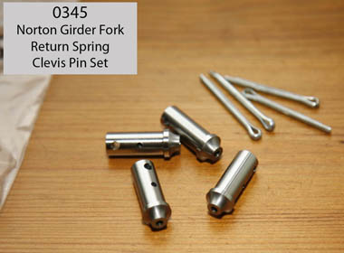 Girder Fork Return Spring Clevis Pin Set