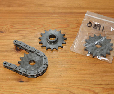 Norton OHV, SV, SOHC engine side magneto chain sprocket