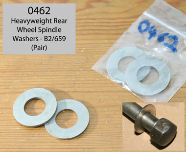 Rear Wheel Spindle Nuts