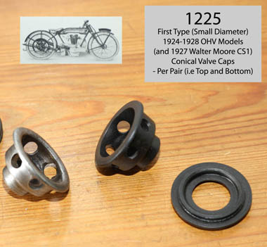 Norton 1920s Valve Spring Caps