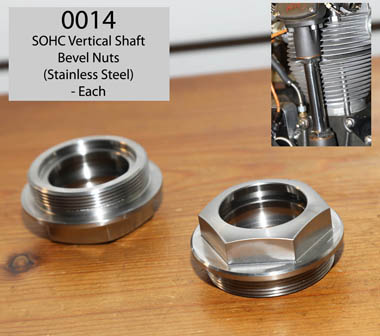 SOHC Vertical Bevel Top and Bottom Nuts