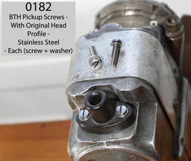 BTH Pickup Screws in Stainless Steel