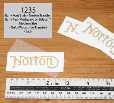 1920s Gold Chaincase Transfer