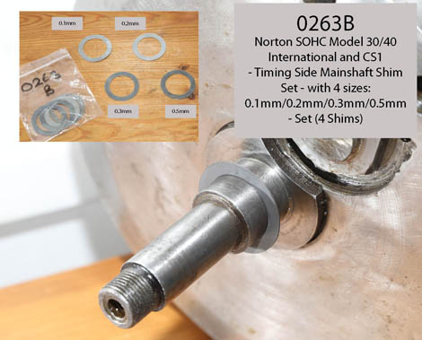 SOHC Inter Timing side mainsshaft shim