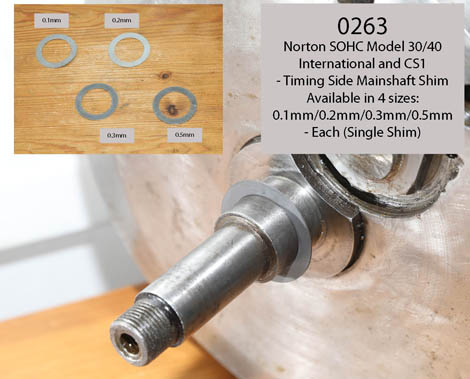SOHC Inter Timing side mainsshaft shim