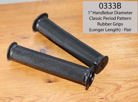 1" Long Handlebar Rubbers