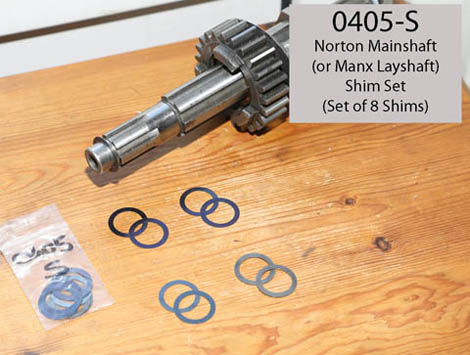 Norton Gearbox Maihsaft Shim