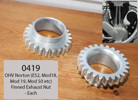 OHV Finned Exhaust Nut