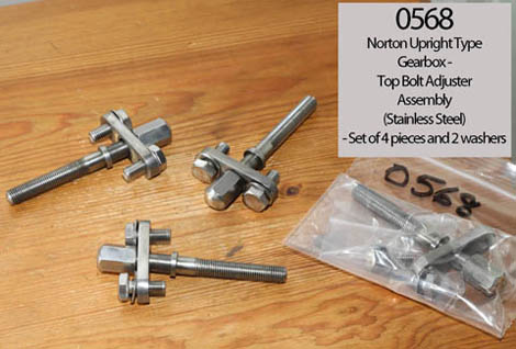 Norton Upright Gearbox Top Bolt and Plate