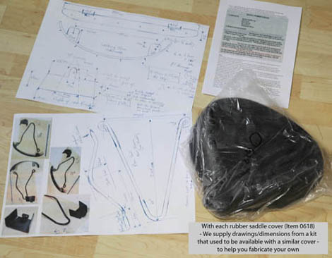 Dunlop Trials Seat Cover Kit