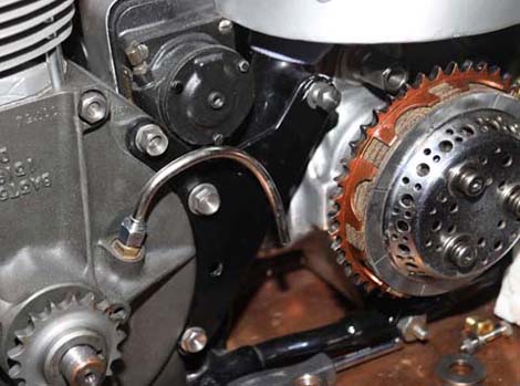 Crankcase One Way Valve Breather Pipe