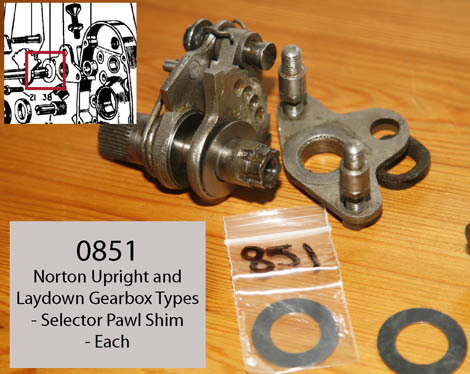 Gearbox Selector Shawl Shim